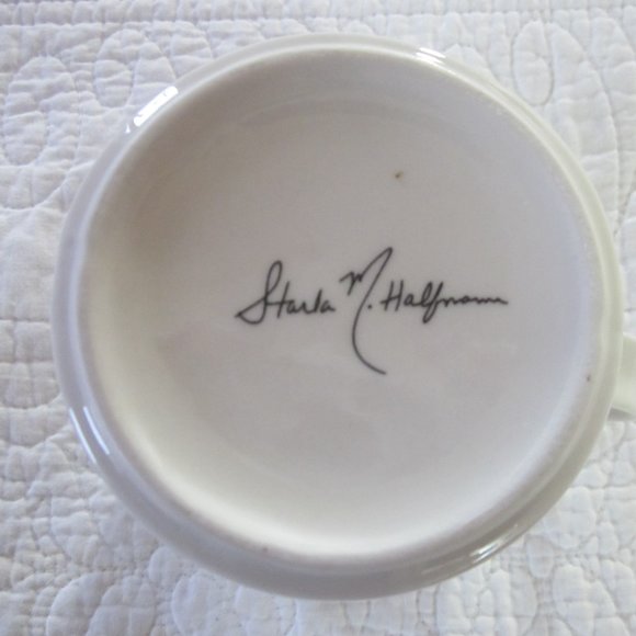 Anthropologie Starla Halfmann Floral Monogram Letter "J" - Picture 4 of 4